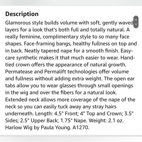 🧿 NIB PAULA YOUNG WIG - Picture 6 of 13